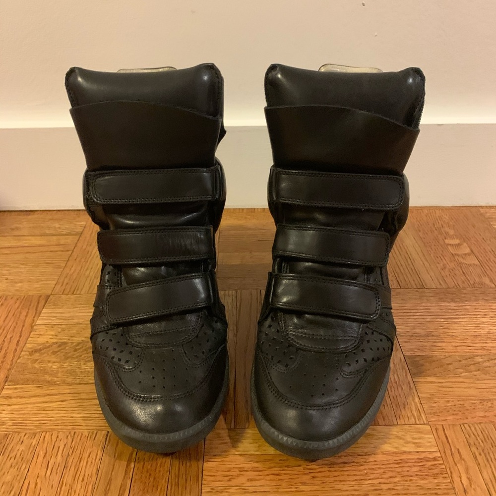 Isabel Marant Punched Over Basket Sneakers